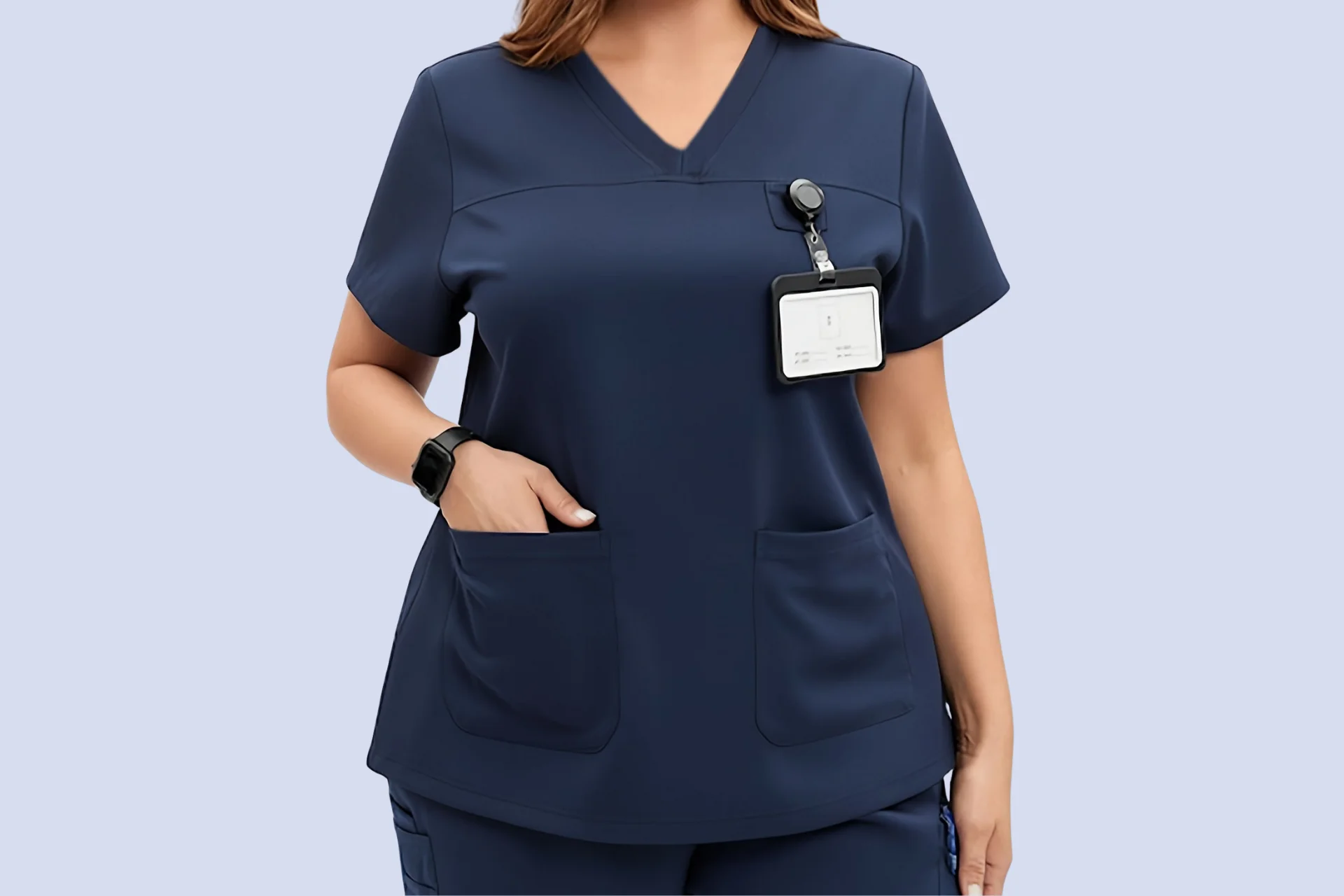 Size and fit options for private label medical scrubs