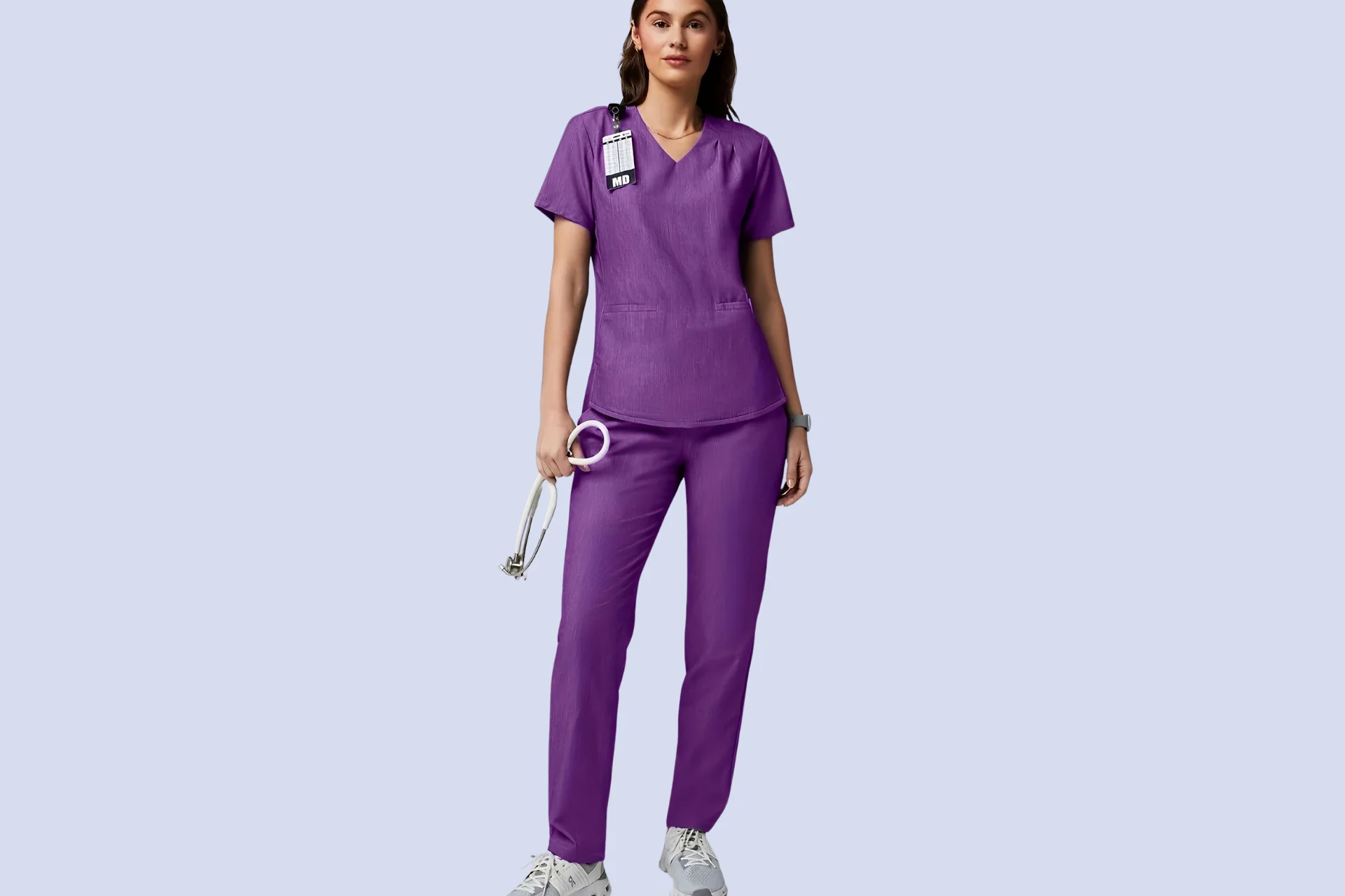 90 polyester 10 spandex fabric option for medical scrub sets
