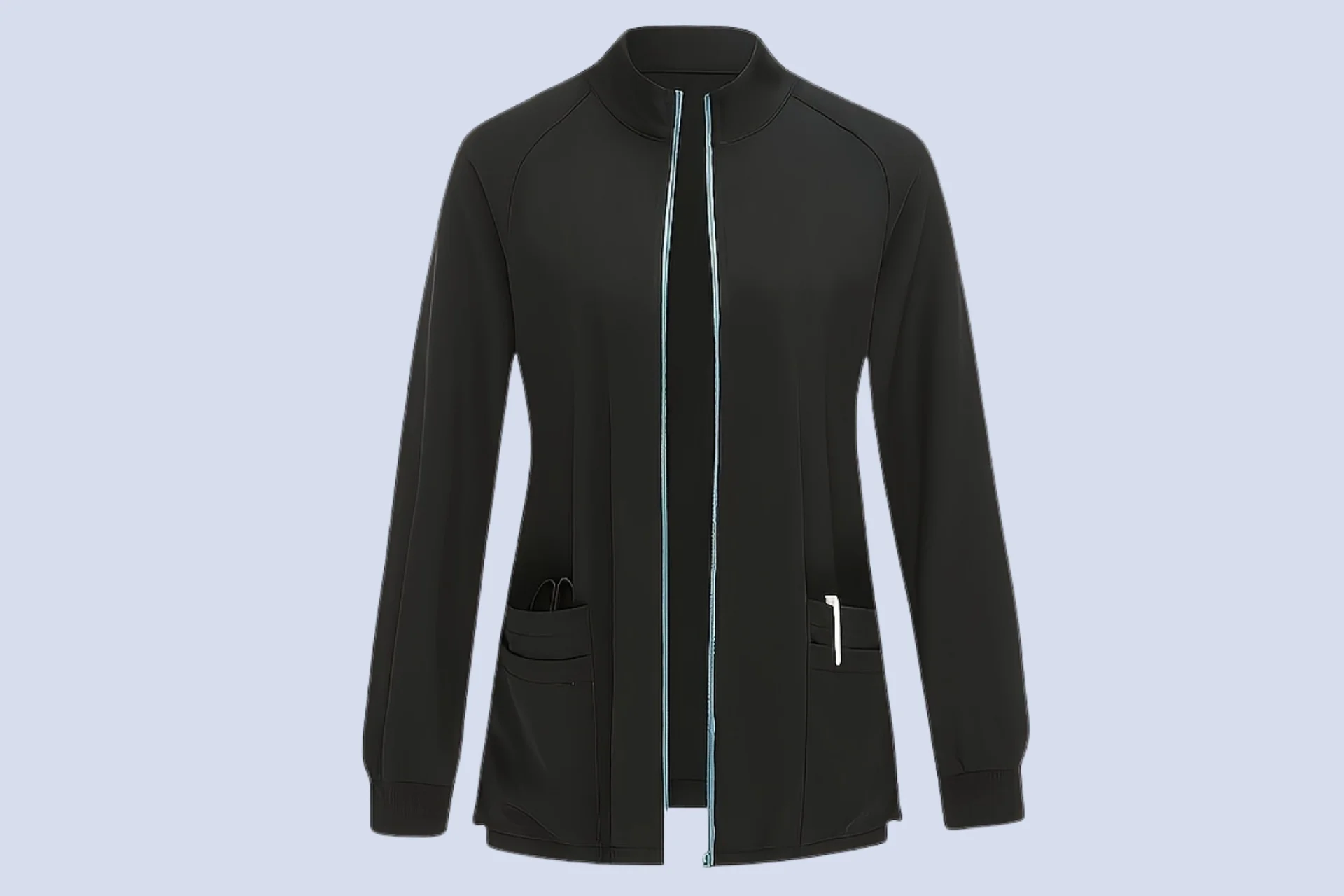 Medical linen scrub jacket for healthcare professionals