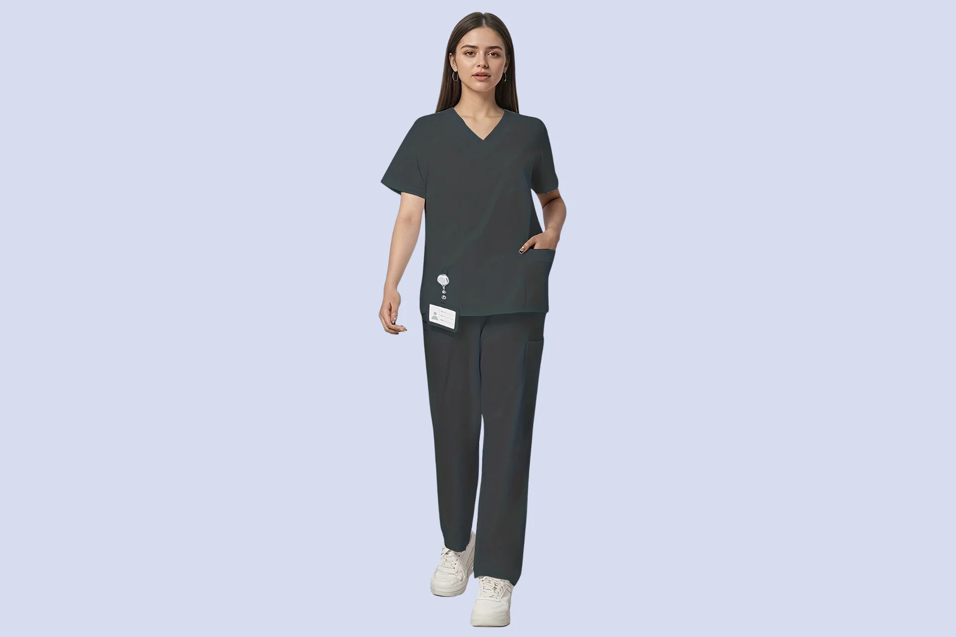 ODM medical scrubs created with complete design and production service