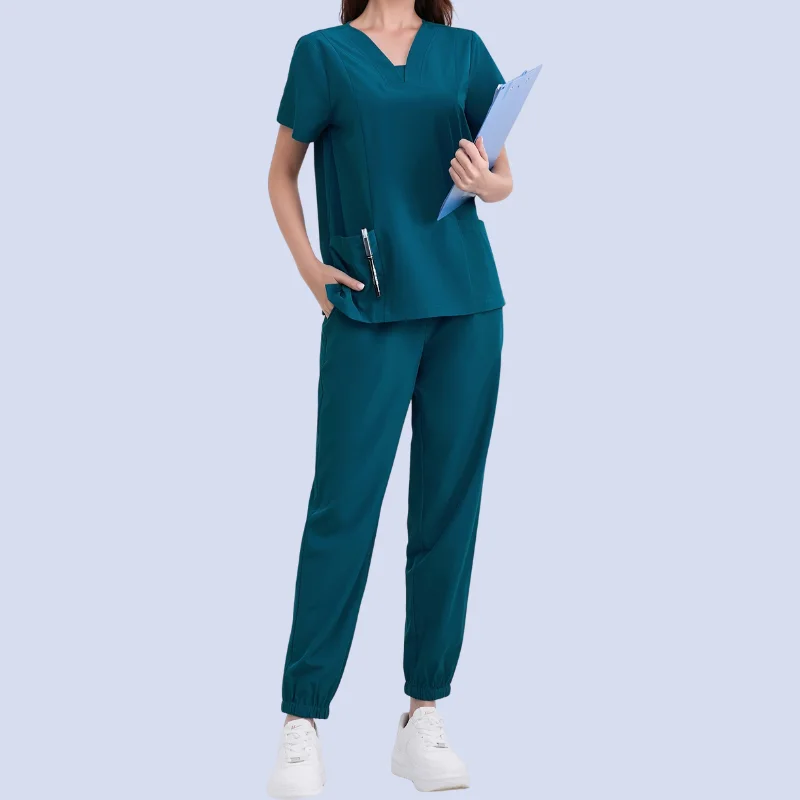 Step by step OEM medical scrub production process for hospitals clinics and healthcare brands