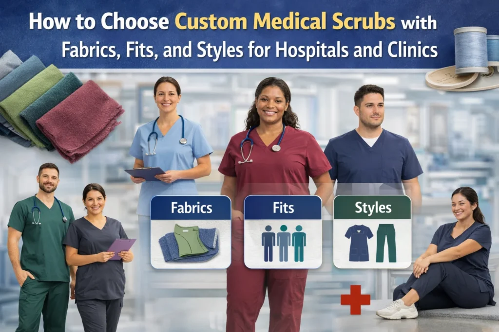 Custom Medical Scrubs with Fabrics 1