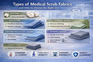 Types of Medical Scrub Fabrics and How to Choose the Right One