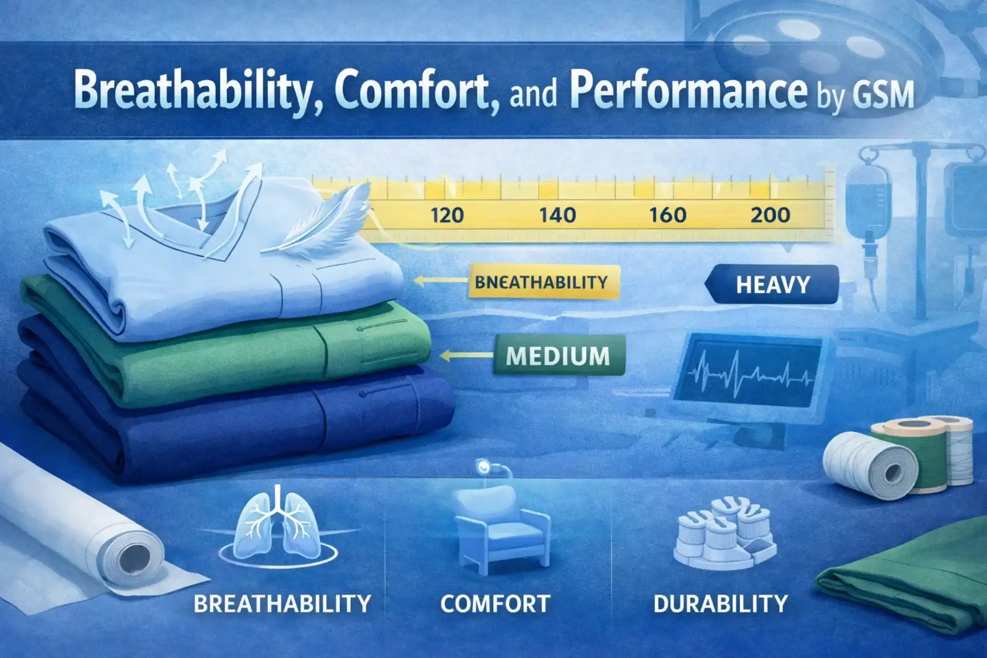 GSM for Medical Scrubs