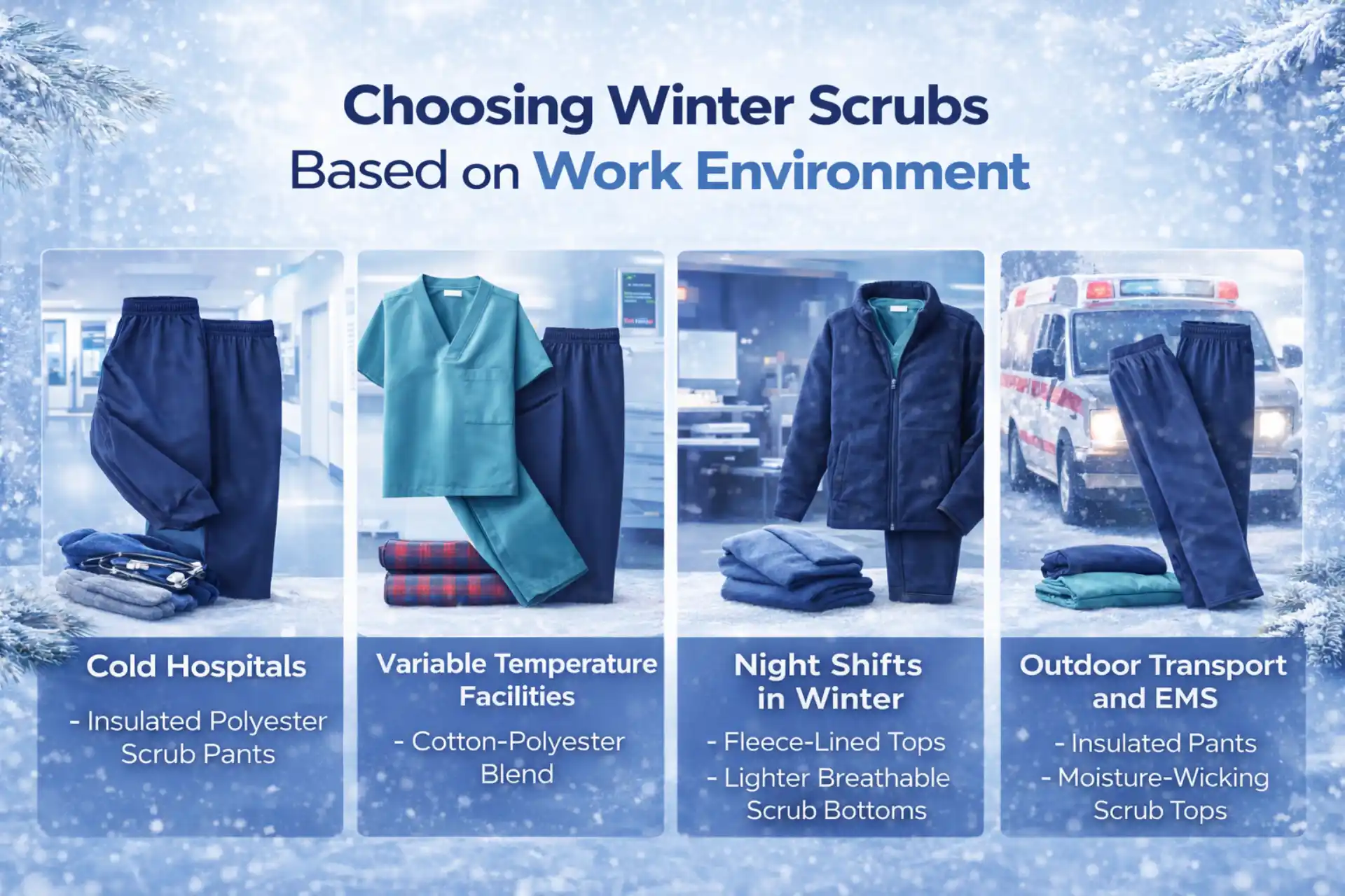 Winter Medical Scrubs