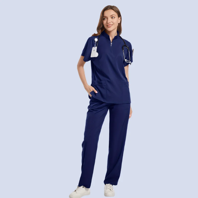 custom wholesale navy blue scrubs in the USA