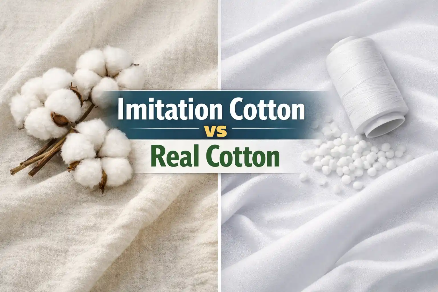 Imitation Cotton vs Real Cotton Guide