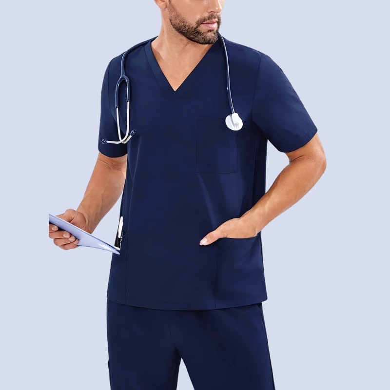 custom wholesale navy blue scrubs in the USA