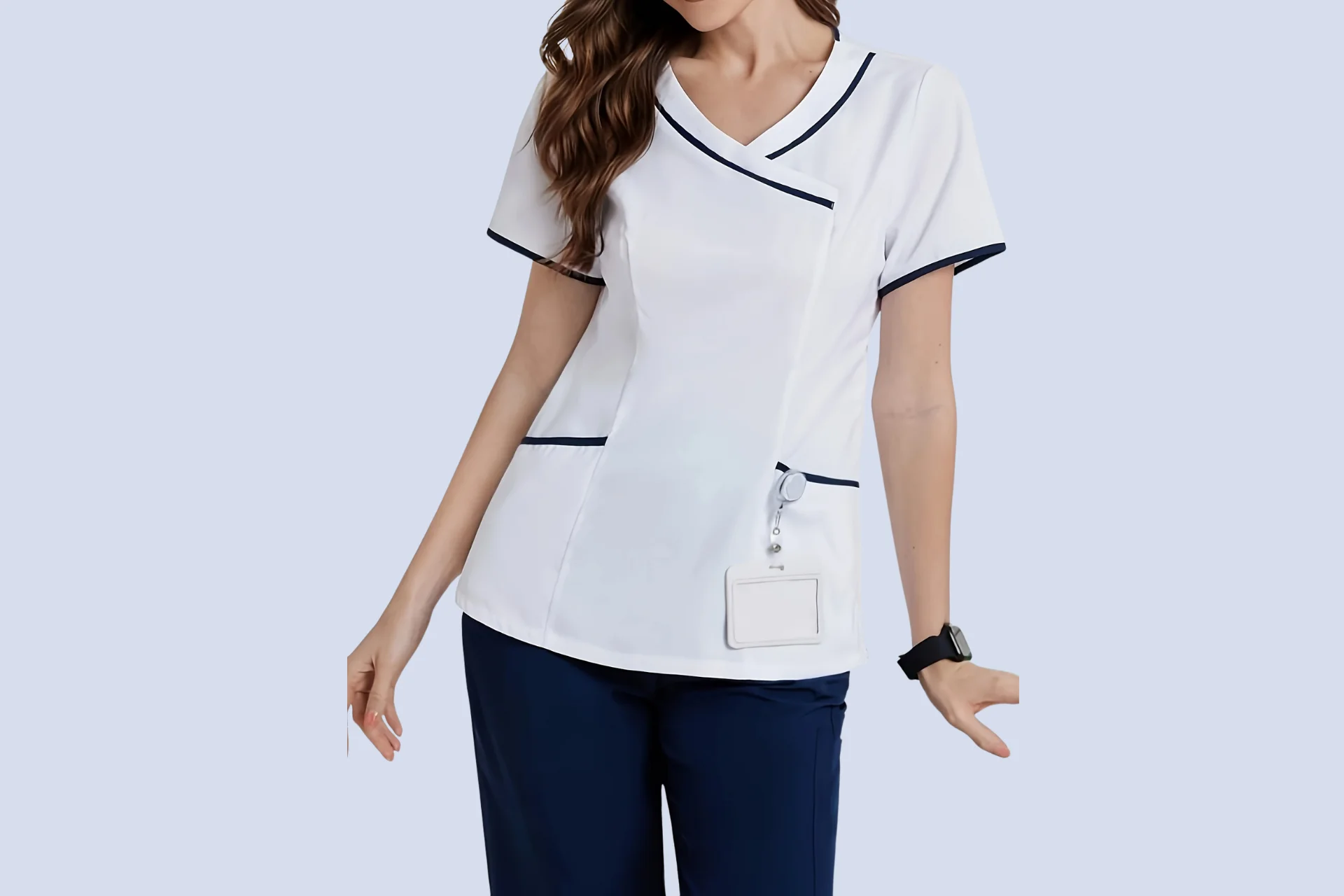 Polyester Spandex Fabric for Medical Scrubs