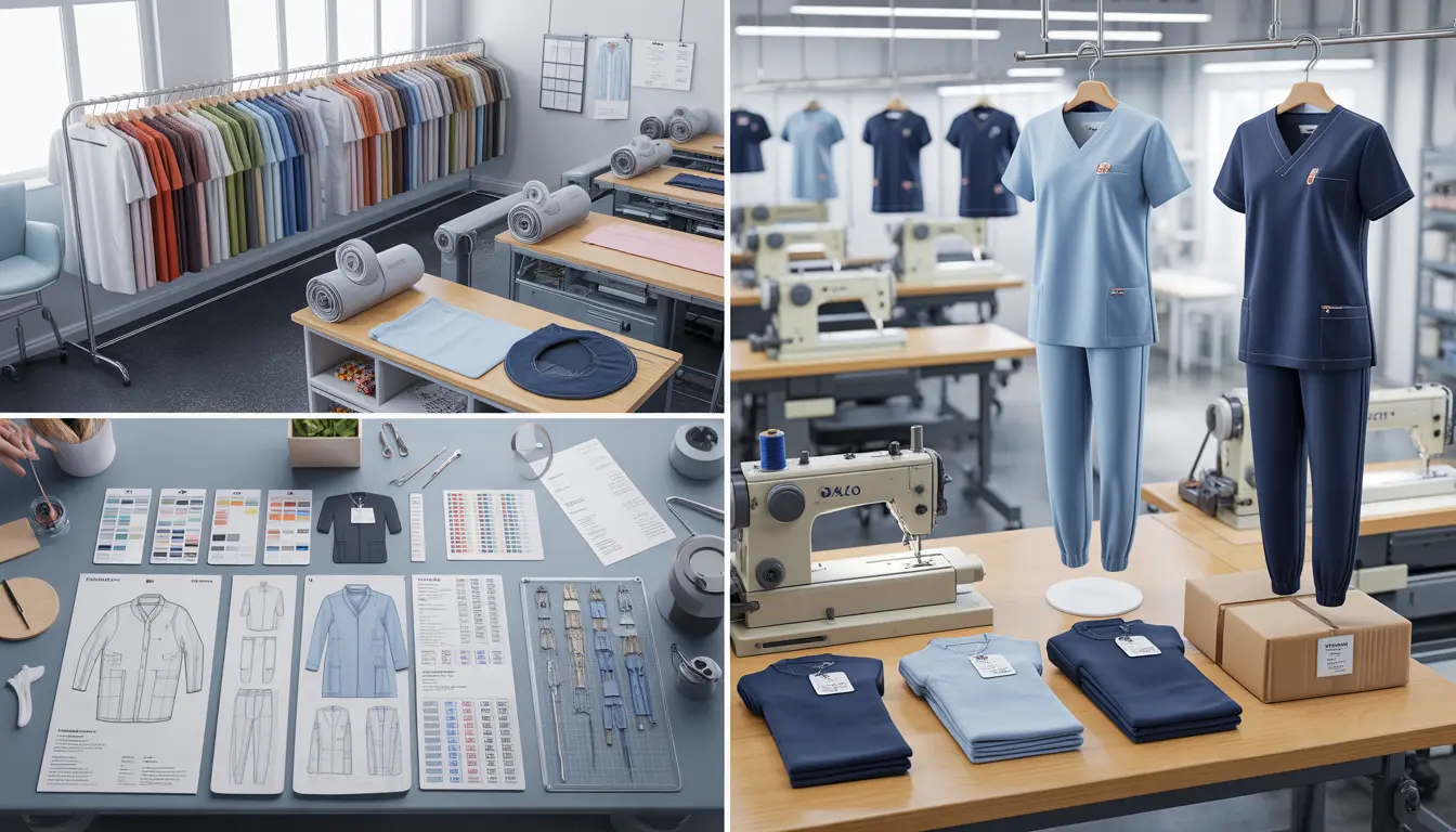 How Private Label Medical Scrubs Are Made for Healthcare Brands
