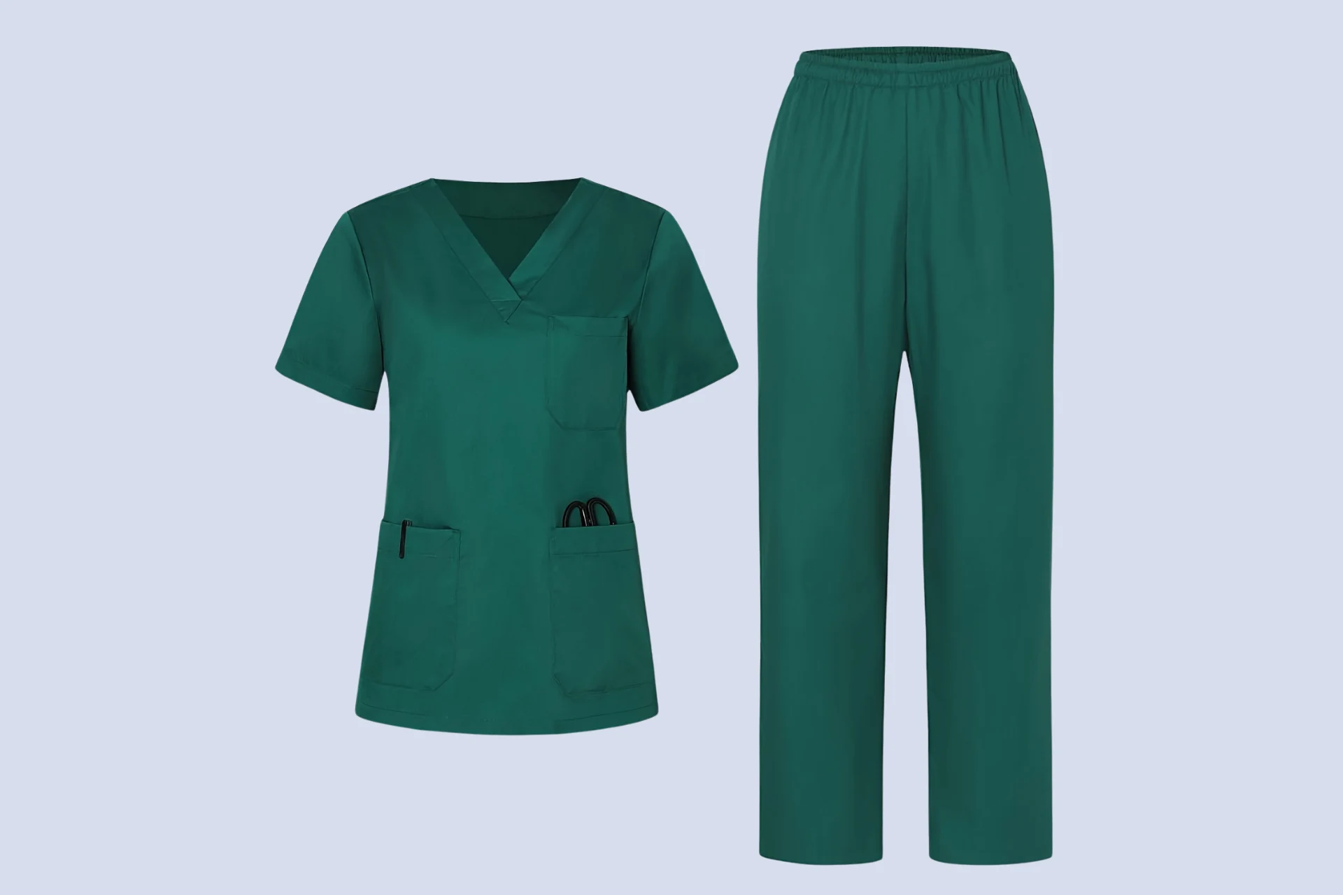 Customized Green Scrubs for Hospitals And Private Label