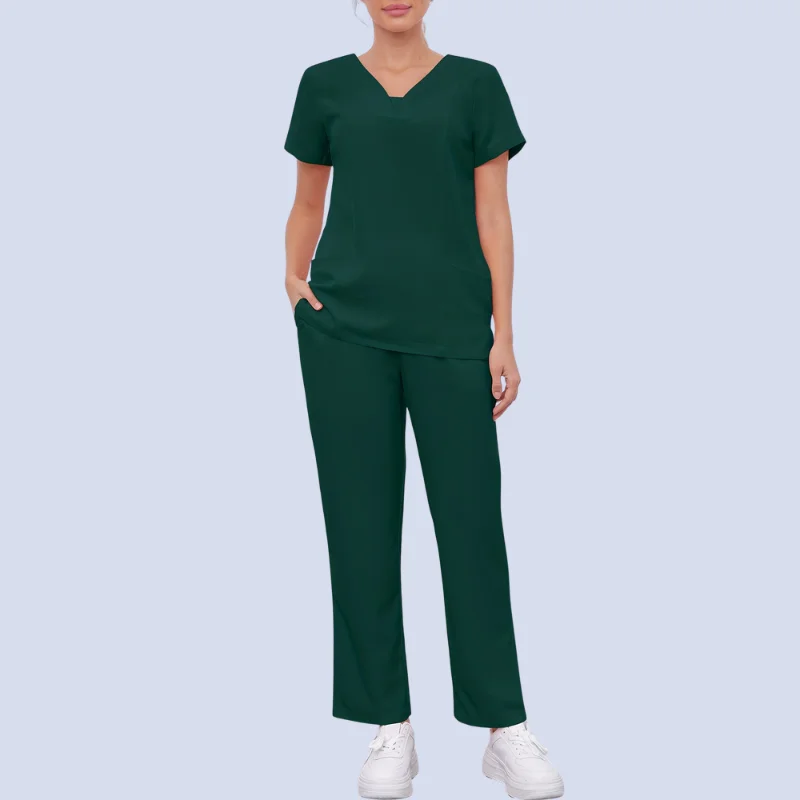 Hunter Green Scrubs Manufacturer | OEM & Private Label