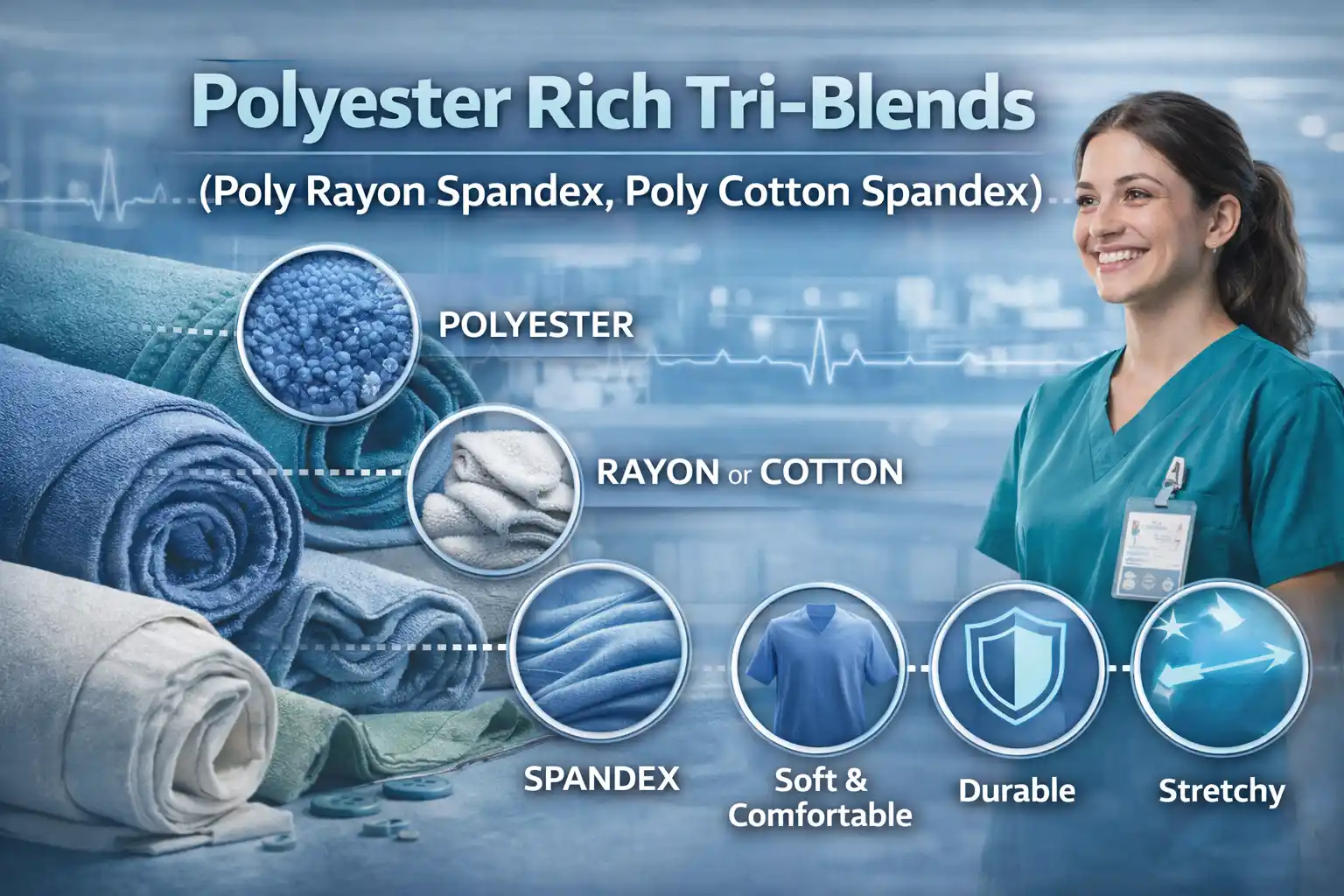 All Medical Scrub Fabrics types Guide for Hospitals 